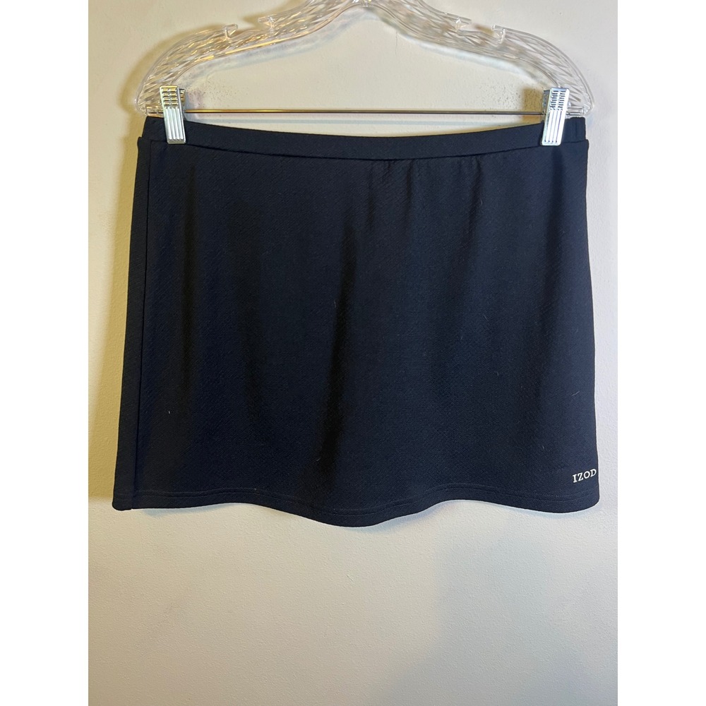 IZOD Womens Skort X-tra Dry Moisture Wicking Black Size M
